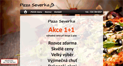 Desktop Screenshot of pizzaseverka.cz
